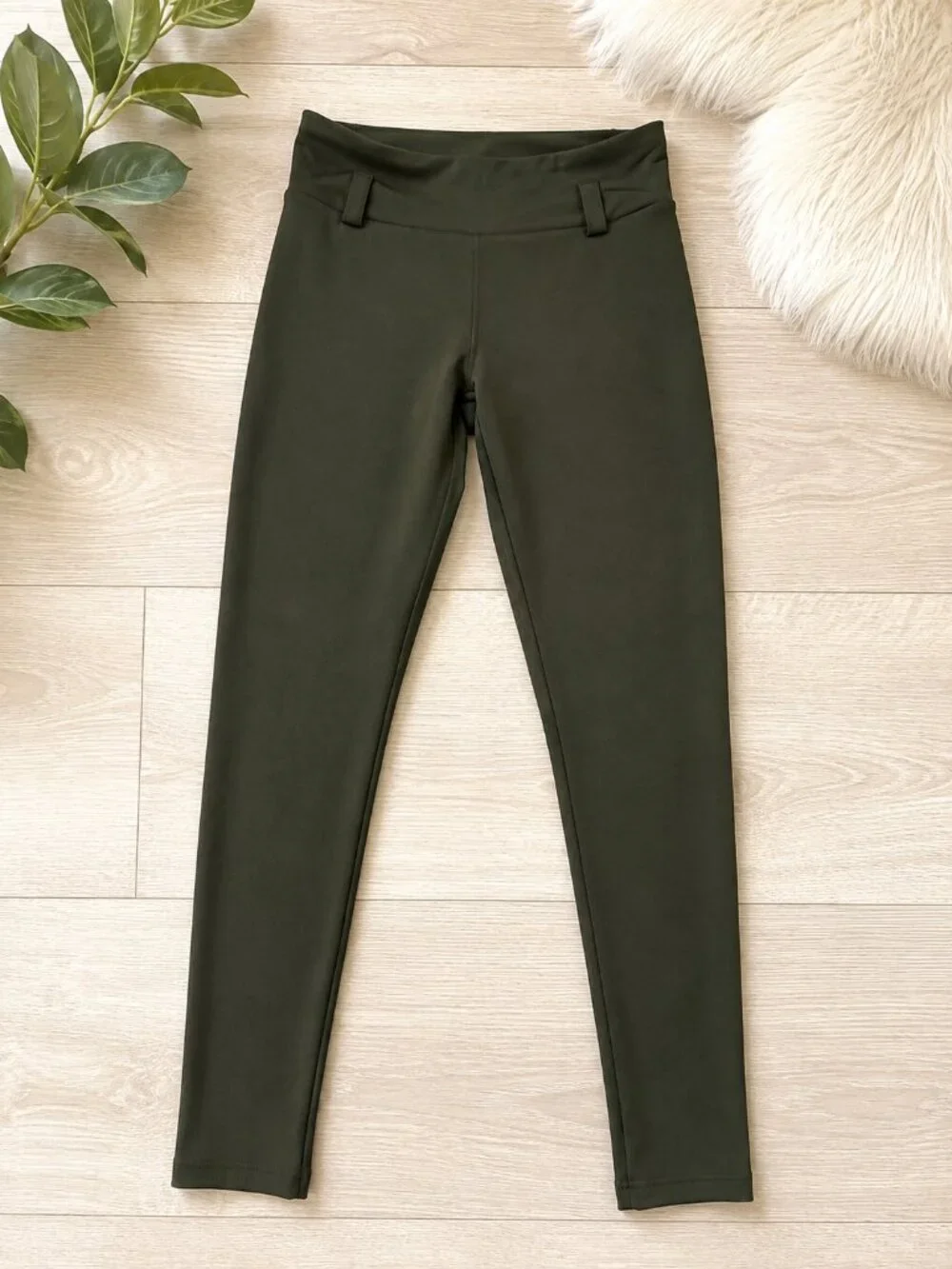 Girlfriend Collective High Rise Leggings Olive Green Size Small Activewear